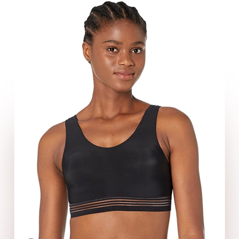 NEW w/TAGS, Le Mystere Women's Second Skin Bralette - Black - Size Large